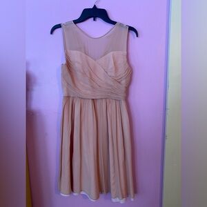 Pink Chiffon Prom Dress by J Crew